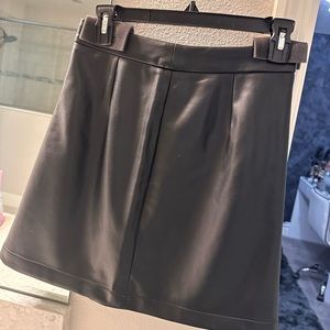 French Connection | Faux Leather Mini Skirt